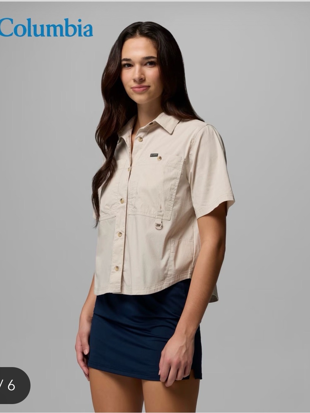 Columbia Women's Brea Falls Woven Short Sleeve Shirt